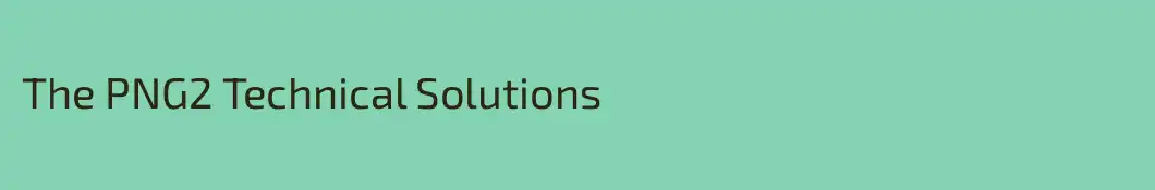 The PNG2 Technical Solutions